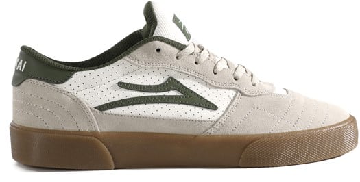 Lakai Cambridge Skate Shoes (Closeout) - cream suede (old) - view large