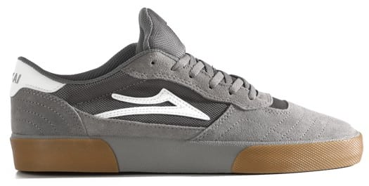 Lakai Cambridge Skate Shoes (Closeout) - light grey/gum suede - view large