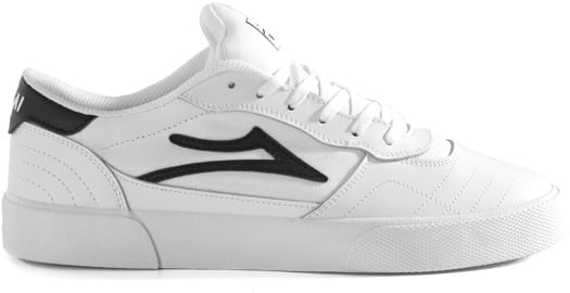 Lakai Cambridge Skate Shoes (Closeout) - white leather - view large