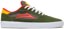 Lakai Cambridge Skate Shoes (Closeout) - olive/yellow suede