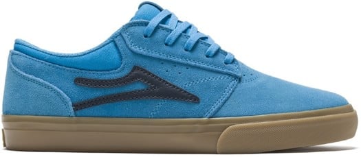 Lakai Griffin Skate Shoes - cyan/gum suede - view large