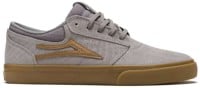 Lakai Griffin Skate Shoes - grey/gum cord suede