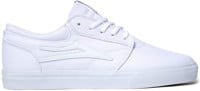 Lakai Griffin Skate Shoes - white canvas
