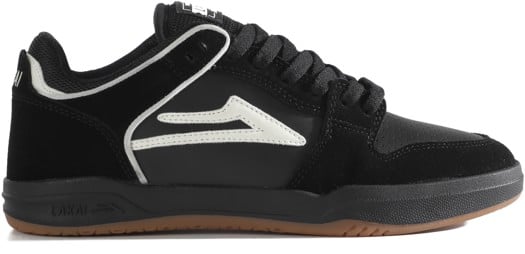 Lakai Telford Low Skate Shoes (Closeout) - black/glow suede - view large