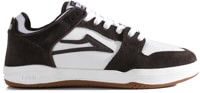 Lakai Telford Low Skate Shoes (Closeout) - chocolate/white suede