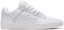Lakai Telford Low Skate Shoes (Closeout) - white leather
