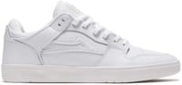 Lakai Telford Low Skate Shoes (Closeout) - white leather