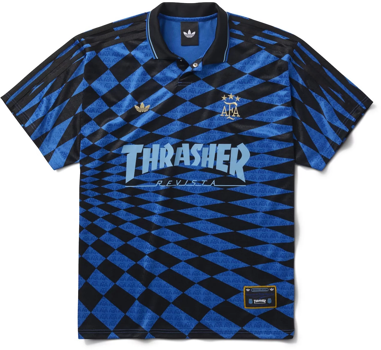 XLサイズ　ADIDAS THRASHER AFA SOCCER JERSEY Adidas Thrasher x AFA Jersey - blue/black | Tactics