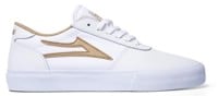 Lakai Manchester Skate Shoes - white leather