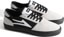 Lakai Manchester Skate Shoes - white suede black black - pair