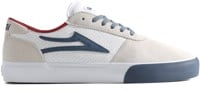 Lakai Manchester Skate Shoes - white suede navy perf