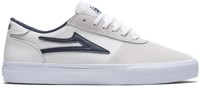 Lakai Manchester Skate Shoes - white/navy suede