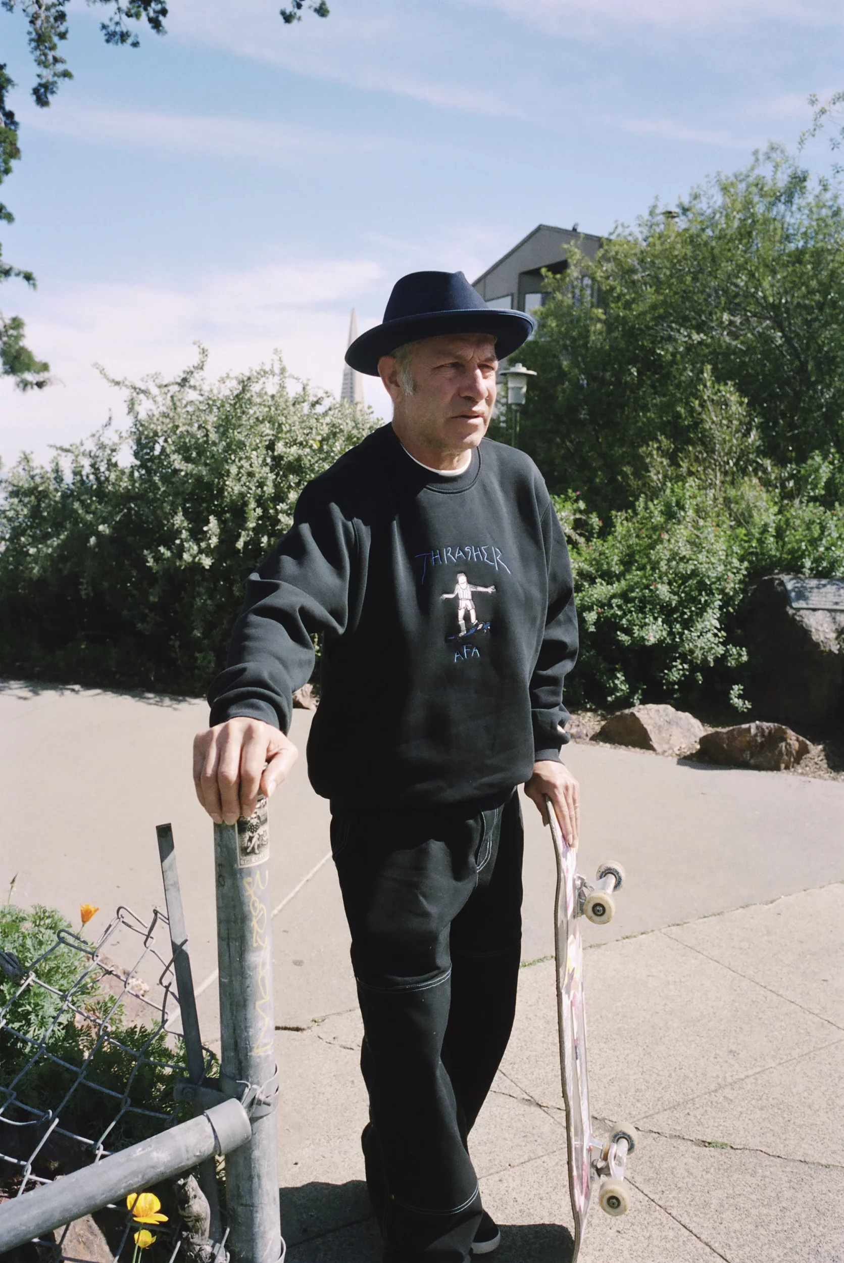 Adidas Thrasher x AFA Gonz Crew Sweatshirt - black | Tactics