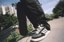Adidas Glenburn Skate Shoes - (thrasher x afa) black - lifestyle 2