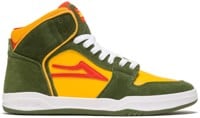 Lakai Telford Skate Shoes - olive/yellow suede