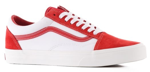 Vans Old Skool Shoes - 2-tone red/true white - view large