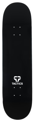 Tactics Vertical Logo Skateboard Deck - black/white - view large