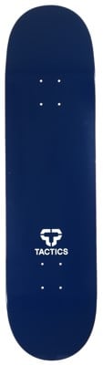 Tactics Vertical Logo Skateboard Deck - blue/white - view large