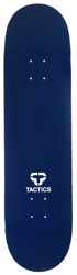 Tactics Vertical Logo Skateboard Deck - blue/white