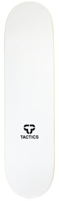 Tactics Vertical Logo Skateboard Deck - white/black - view large
