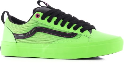 Vans Skate Old Skool 36+ Shoes - acid airbrush black/green gecko - view large