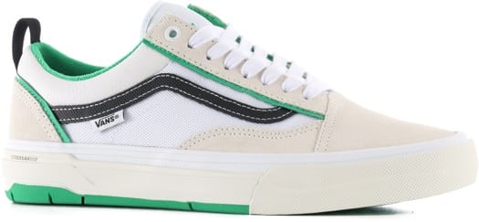 Vans Skate Old Skool Wafflecup Shoes - white/green - view large