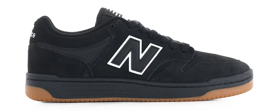 New Balance Numeric 480 (WIDE) Skate Shoes - black/black | Tactics