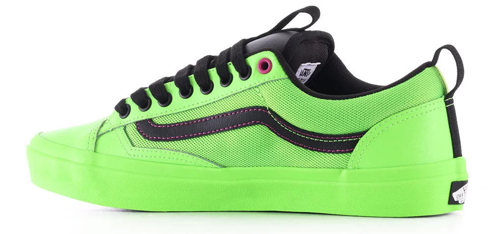 Vans Skate Old Skool 36+ Shoes - acid airbrush black/green gecko