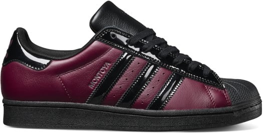 Adidas Superstar ADV Skate Shoes - (marcos montoya) rednit/cblack/rednit - view large