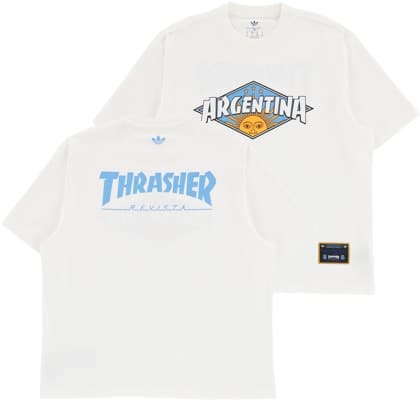 Adidas Thrasher x AFA Argentina T-Shirt - core white - view large