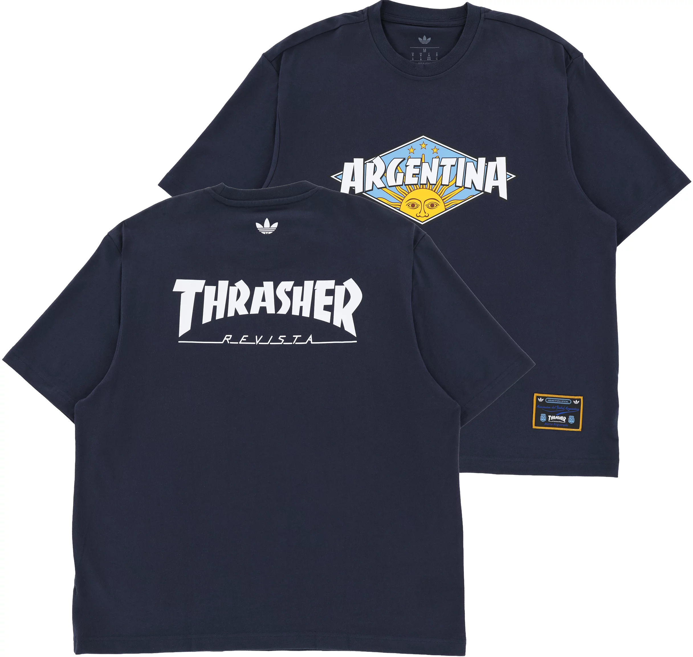 Adidas Thrasher x AFA Argentina T-Shirt - night navy | Tactics