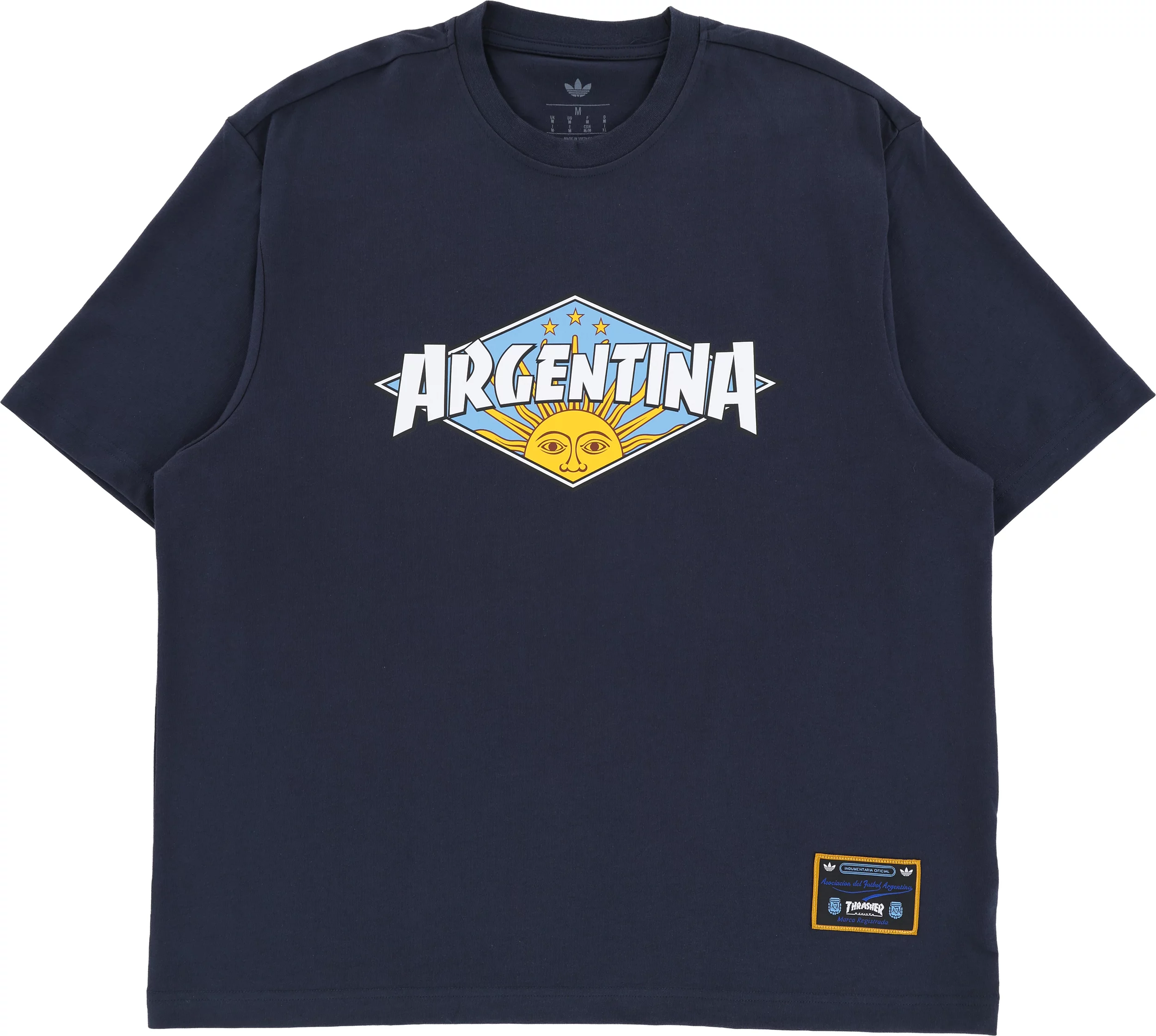 Adidas Thrasher x AFA Argentina T-Shirt - night navy | Tactics