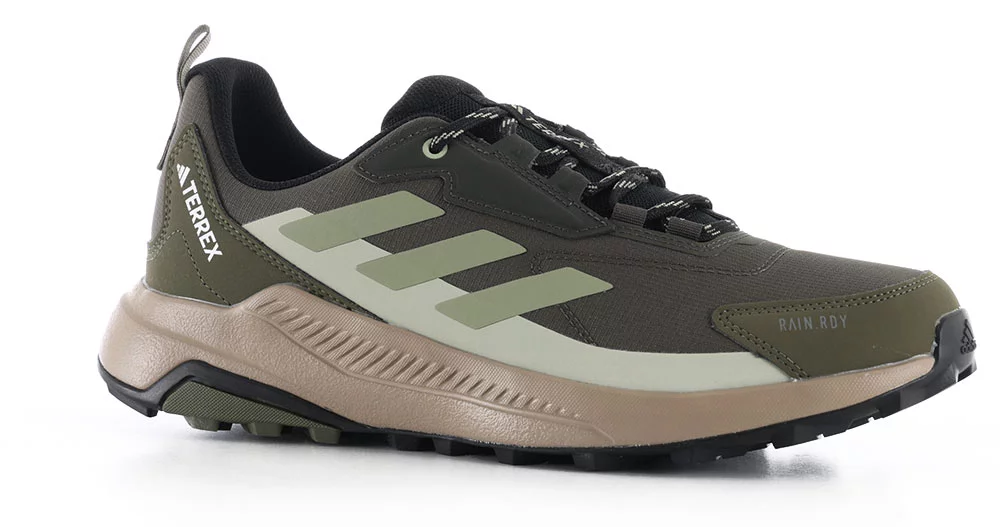 サイレンアンプ アロートライレン Adidas Terrex Anylander Rain.RDY Low Shoes - shadow olive/tengrn