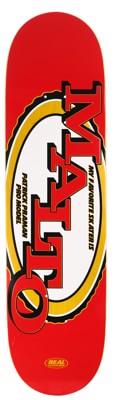 Real Praman Favorite Skater 8.5 Skateboard Deck - red/yellow stain - view large