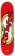 Real Praman Favorite Skater 8.5 Skateboard Deck - red/yellow stain