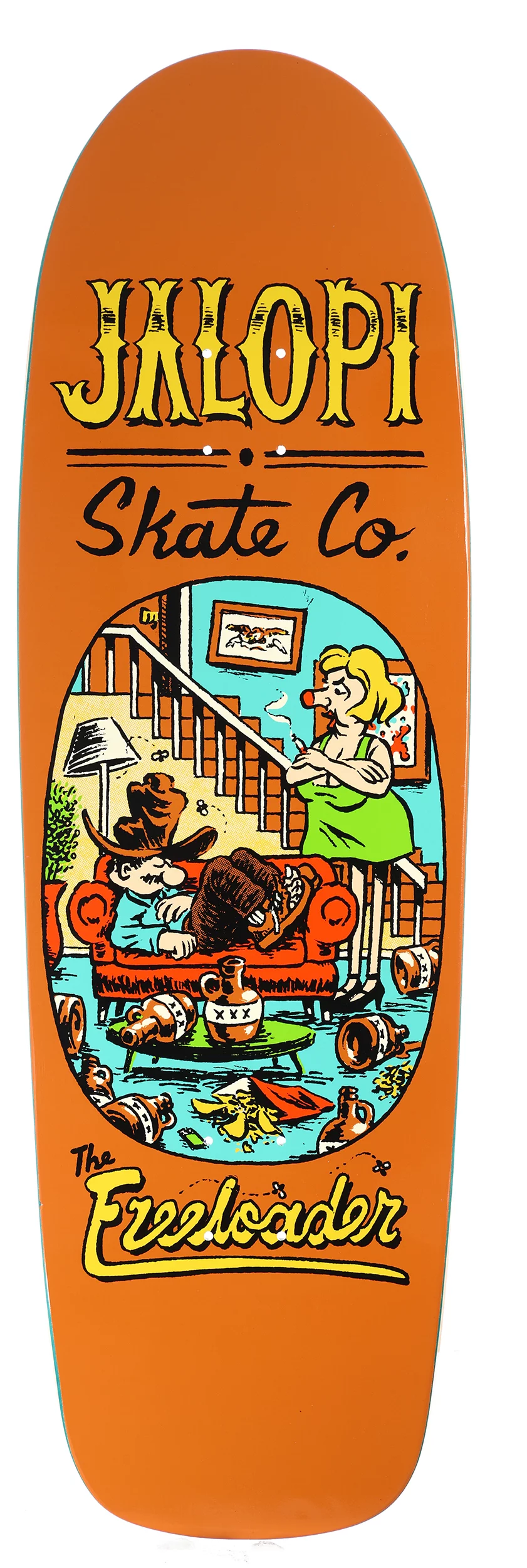 Anti-Hero Jalopi Freeloader 10.14 Skateboard Deck - orange | Tactics