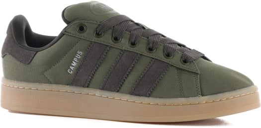 Adidas Campus 00s Shoes - focus olive/shadow olive/gum3 - view large