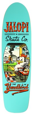 Anti-Hero Jalopi Yardbird 9.81 Skateboard Deck - teal - view large