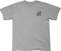 Lakai Brush Garment Dyed T-Shirt - charcoal