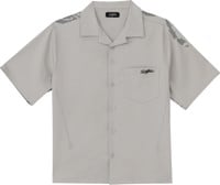 Lakai Camp Collar Button Up Shirt - cool grey