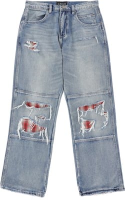 Lakai Distressed Double Knee Denims Jeans - blue - view large