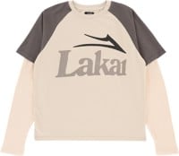 Lakai Double Layer Raglan Longsleeve L/S T-Shirt - brown