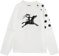 Lakai Double-Layer Raglan Longsleeve L/S T-Shirt - white