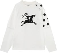 Lakai Double-Layer Raglan Longsleeve L/S T-Shirt - white