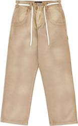 Lakai Faded Wide Leg Carpenter Pant - Khaki - khaki