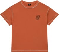 Lakai Inside Out Lounge Tee T-Shirt - burnt orange