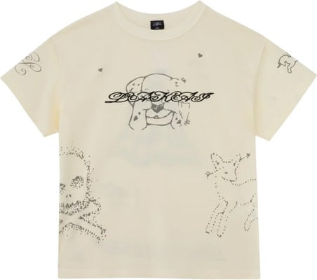Lakai Inside Out Lounge Tee T-Shirt - natural slub - view large