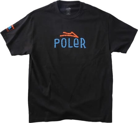 Lakai Lakai x Poler Furry Logo T-Shirt - black - view large