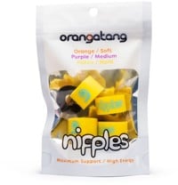 Orangatang Nipples Double Barrel Skate Bushings (2 Truck Set) - yellow (hard)