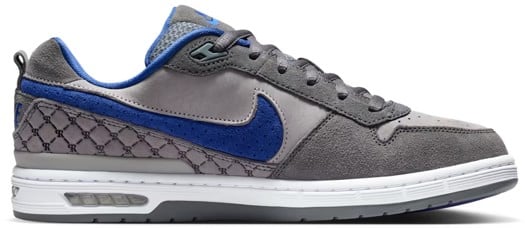 Nike SB Paul Rodriguez Zoom Air Low - Quickstrike Skate Shoes - flint grey/deep royal blue-flint grey - view large